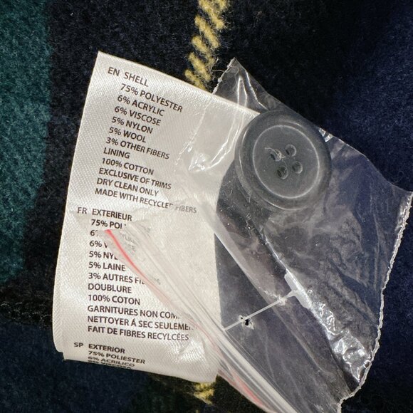 RAZZLE DAZZLE JESSICA PLAID FRINGE JACKET new with tags! Shacket - Picture 6 of 6